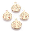 Rack Plating Brass Filigree Charms KKC-T001-47KC-3