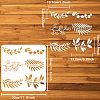 PET Hollow Out Drawing Painting Stencils DIY-WH0391-0768-2