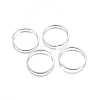Tarnish Resistant 304 Stainless Steel Saw Cut Open Jump Rings X-STAS-G225-13P-01-1