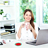 5Pcs Fruit Polyester Cup Mats AJEW-FH0007-38-5