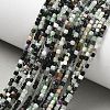Natural Ruby in Zoisite Beads Strands G-RM241221-K1-1
