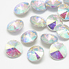 Pointed Back Glass Rhinestone Cabochons RGLA-T086-12mm-05-1