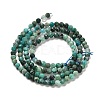 Natural Chrysocolla Beads Strands G-K373-B06-03-3