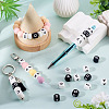 20Pcs Food Grade Eco-Friendly Silicone Beads SIL-TADJ0001-04E-5