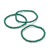 Synthetic Malachite Beaded Stretch Bracelets BJEW-D446-A-16-1