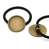 Zinc Alloy Cabochon Settings OHAR-PW0001-235AB-1