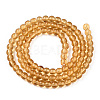 Transparent Glass Beads Strands GLAA-T032-T4mm-08-3