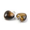 Natural Tiger Eye Charms G-T132-005A-2