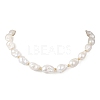 Natural Baroque Pearl Keshi Pearl Beaded Necklaces for Women NJEW-JN05870-2