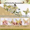 3D Plastic Luminous Wall Stickers DIY-F077-05D-5