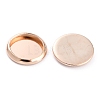 304 Stainless Steel Cabochon Settings STAS-Y001-12A-RG-3