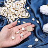 120Pcs 6 Styles Acrylic Imitation Pearl Pendants and Links FIND-BM0001-21-3