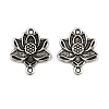 Tibetan Style Alloy Connector Charms AL-CBA8479-08AS-1