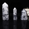 Point Tower Natural Tourmalinated Quartz Home Display Decoration PW-WG71006-02-2