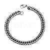 316L Surgical Stainless Steel Curb Chain Bracelets For Men BJEW-BB01285-1