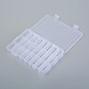 Plastic Removable Bead Containers CON-WH0070-84C-2