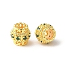 Brass Micro Pave Cubic Zirconia European Beads KK-U067-08G-02-1