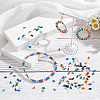 1000pcs 10 Colors Opaque Acrylic Slide Charms OACR-SC0001-37A-4