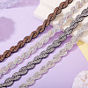 4 Yards 4 Colors Rhinestone Ribbon OCOR-TA0003-12-5