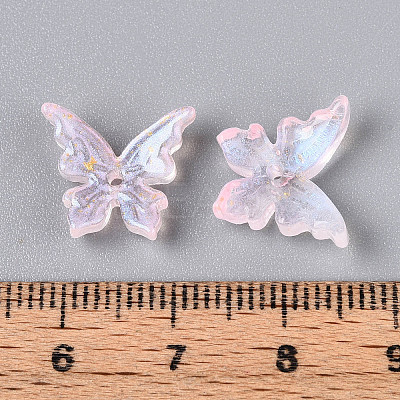 Baking Paint Glass Beads DGLA-T004-04B-1