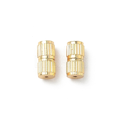 Brass Screw Clasps KK-Z136-44B-G-1