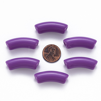 Opaque Acrylic Beads MACR-S372-001B-S016-1