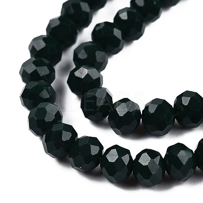 Opaque Solid Color Imitation Jade Glass Beads Strands LS-EGLA-A044-P6mm-D12-1