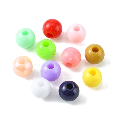 1488Pcs 24 Style Opaque Acrylic Beads OACR-FS0001-20-1