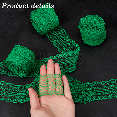 3 Rolls Guipure Non-Stretch Lace Trim OCOR-GF0004-52F-1