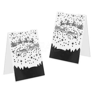 Christmas Plastic Embossing Folders DIY-WH0186-41-1