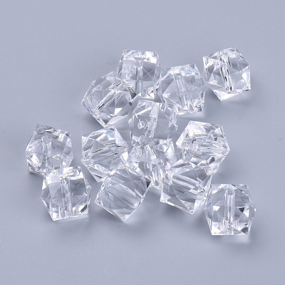 Transparent Acrylic Beads TACR-Q259-10mm-V01-1