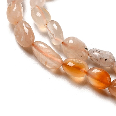 Natural Cherry Blossom Agate Beads Strands G-I351-B07-1