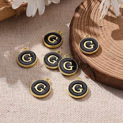Golden Plated Alloy Charms ENAM-S118-02G-1