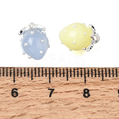 Transparent Resin Pendants RE-CBA7395-01S-1