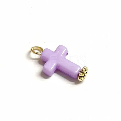 Opaque Acrylic Pendants PALLOY-TAC0074-09-1