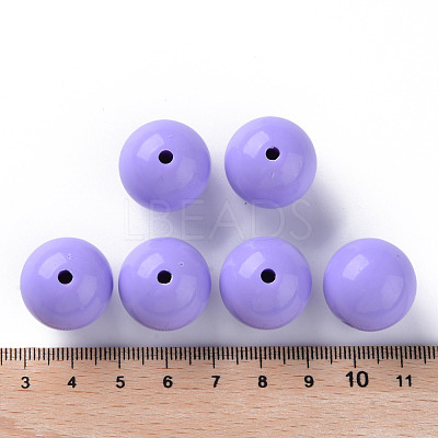 Opaque Acrylic Beads MACR-S370-C20mm-SS2114-1