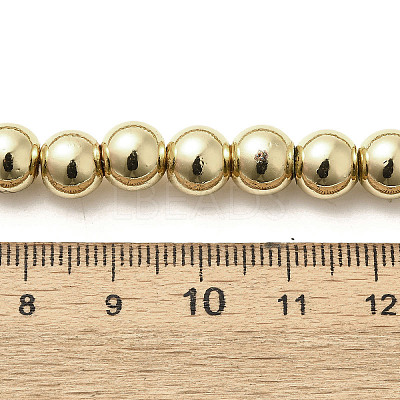 Electroplated Synthetic Magnetic Hematite Beads Strands G-L613-F01-02A-1