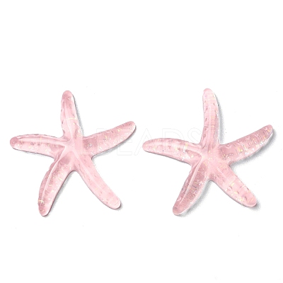 Translucent Resin Sea Animal Cabochons RESI-B016-01B-1