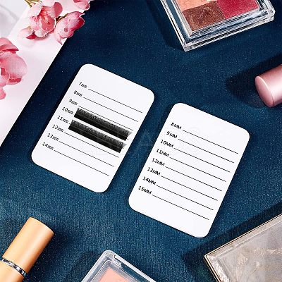 8Pcs 2 Style Acrylic False Eyelashes Display Board MRMJ-CA0001-28-1