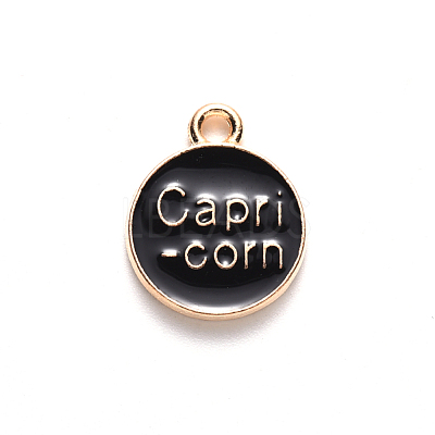 Alloy Enamel Pendants X-ENAM-S124-01A-08E-1