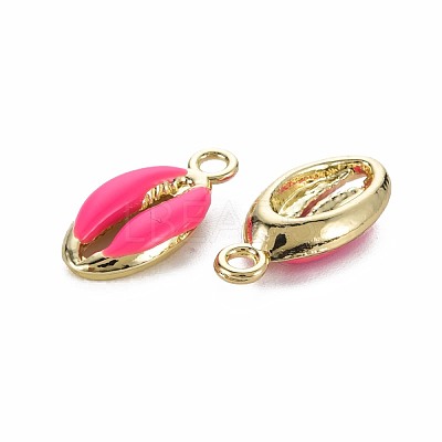 Alloy Enamel Pendants PALLOY-T065-27G-1