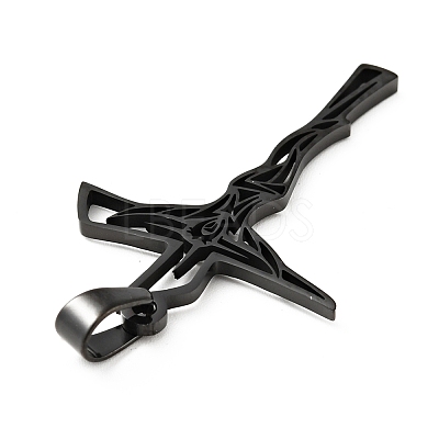 201 Stainless Steel Pendants STAS-E015-12EB-1