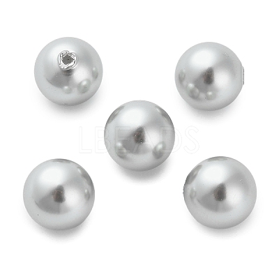 Baking Paint Pearlized Glass Pearl Round Beads HY-Q001-02A-04-1