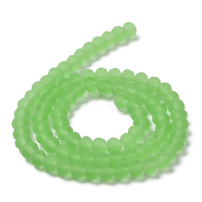 Transparent Glass Beads Strands X1-EGLA-A034-T6mm-MD09-1
