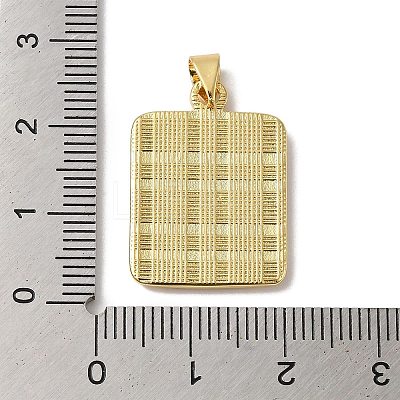 Rack Plating Brass Pendants KK-B092-42G-Y-1