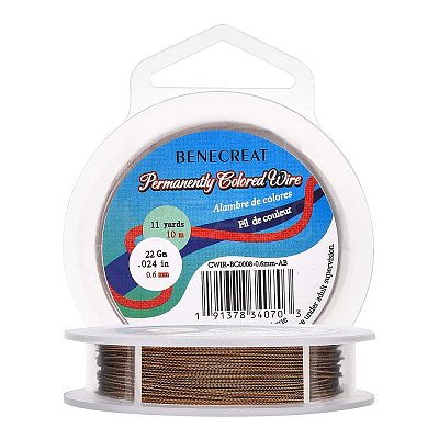 3 Strands Copper Craft Wire CWIR-BC0008-0.6mm-AB-1