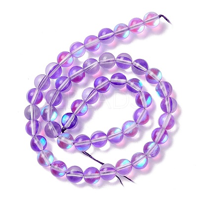 Synthetic Moonstone Beads Strands G-E573-02B-11-1