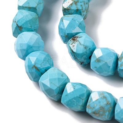 Natural Howlite Beads Strands G-G001-B03-05-1