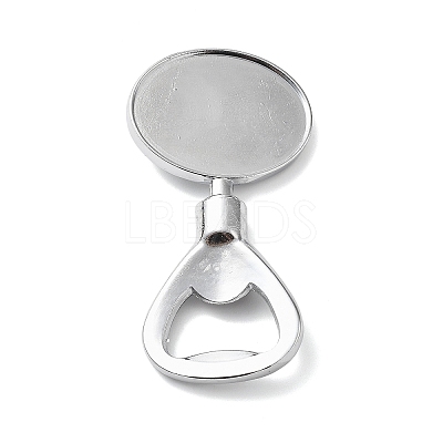 Zinc Alloy Bottle Opener Cabochon Component PALLOY-D312-01P-03-1