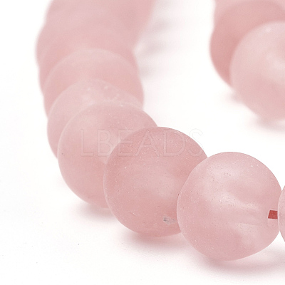 Cherry Quartz Glass Beads Strands G-T106-270-1